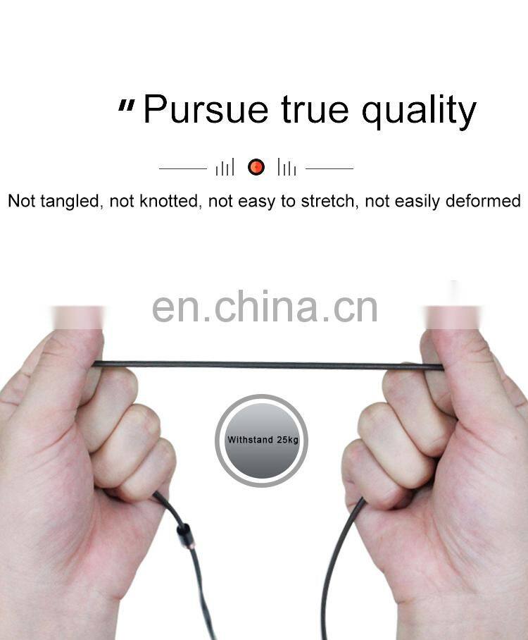 wired cable sport stereo earbuds headset headphone