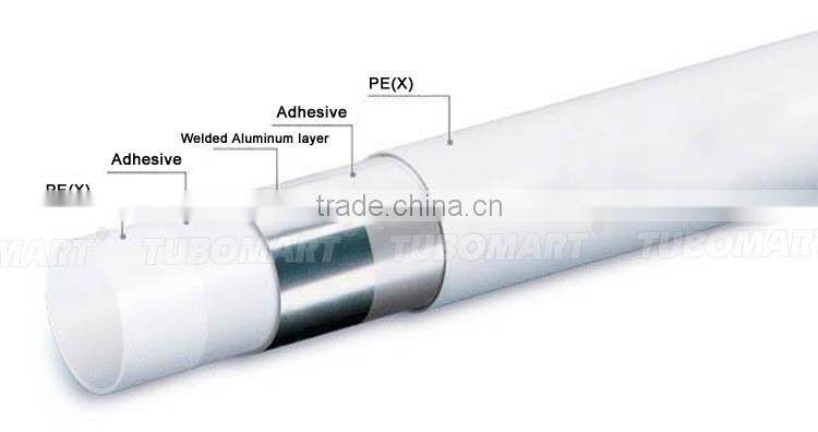 flexible hot water pipe 16mm pex al pex pipe for underfloor heating pipe