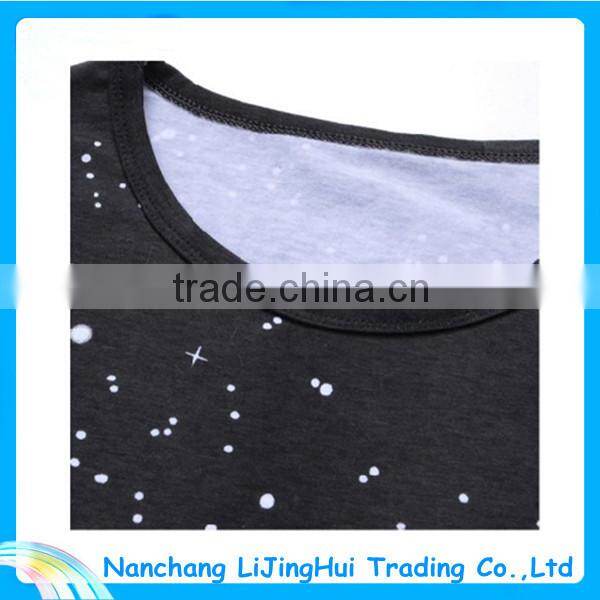 3D Custom 100% Cotton Round Neck T-shirt