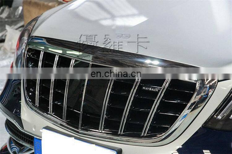 S class w222 front grille for S450 S500 S560 S600 to M style  grills