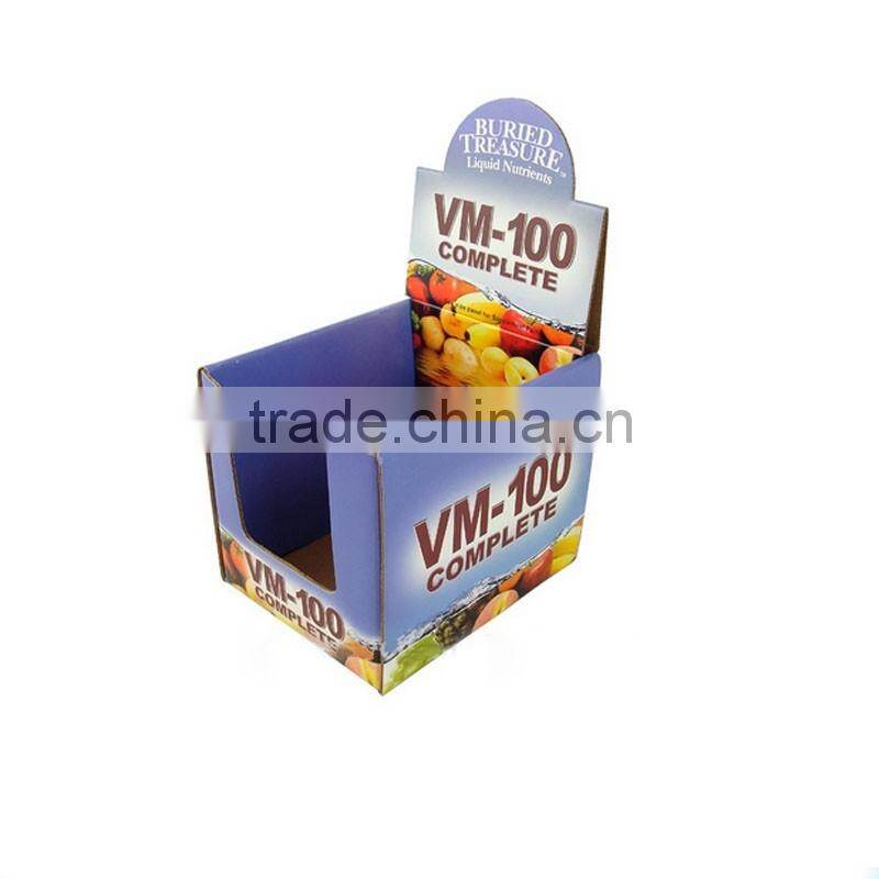 Retail Promotional OEM design Carton Paper Box Display Counters
