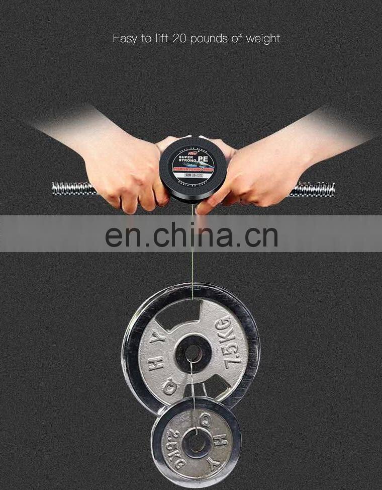 1000m dymanee multicolor PE fishing line 4 strands