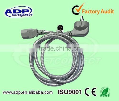 European Power Cable IEC C13 VDE Extension Power Cord AC Power Cord