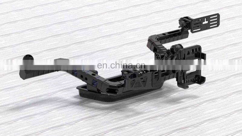 LANTSUN Center console JK3003 FOR JL for j eep for wra ngler mobile phone bracket, walkie talkie stand, clock combination