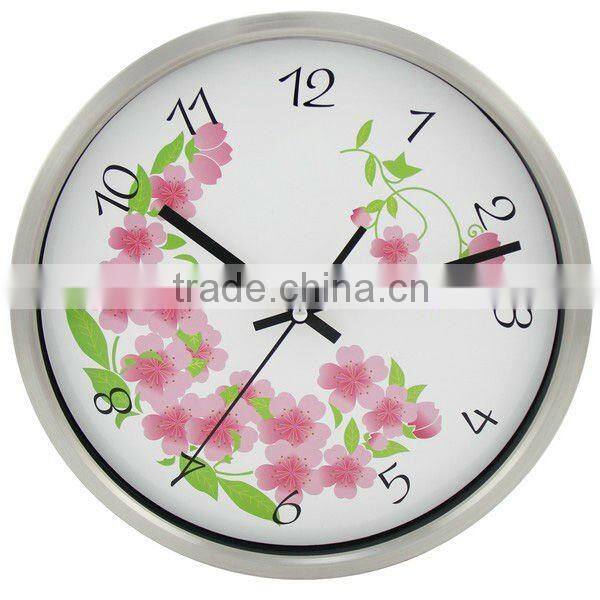 Big size plastic wall clock