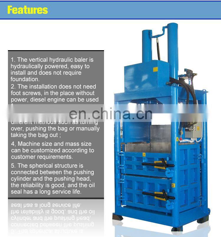 Fully Automatic Hydraulic Cardboard Baler Carton Recycling Machine