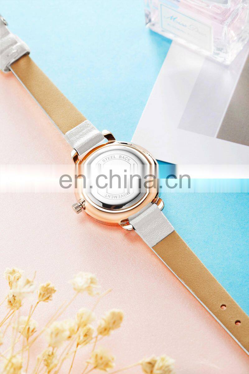 SHENGKE Top Fashion Made in China Guangzhou Female Wristwatch Women Quartz Watch Girl Leather Ladies Watches