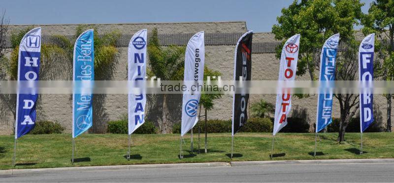 Golf Event teardrop flag