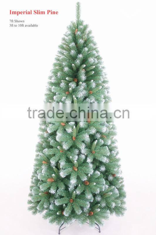 BSCI ! 6FT/180CM Green PE Tips Premium Artificial Christmas Fir Tree/Red Berry decoratived christmas pvc tree