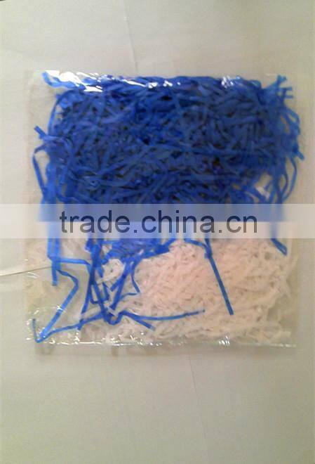 colorful Crinkle paper strips for picnic basket decoration,paper basket stuffers,Christmas confetti for protection fragile goods