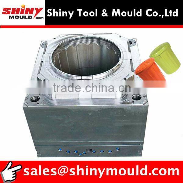 plastic waste bin mould for household