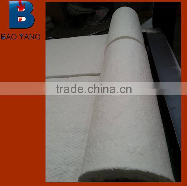 Refractory insulation ceramic fiber blanket