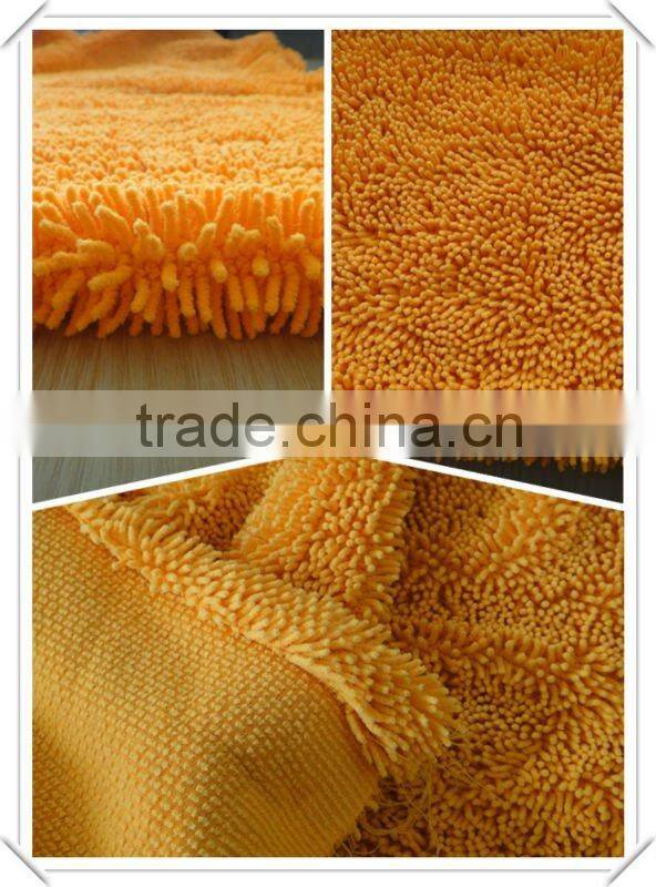 Factory Direct and high quality fashion microfiber chenille mat cloth