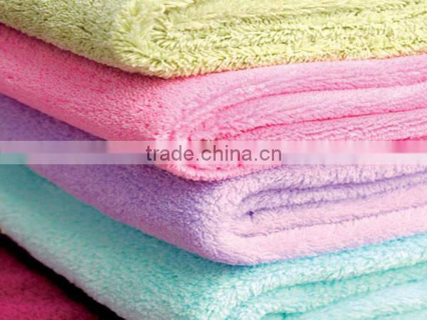 Super soft coral fleece fabric wholesale for sleepcoat