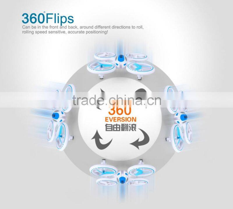 minitudou 2.4G 4CH rc quadcopter with round strobe light UFO rtf 398