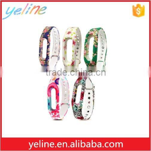 Colorized wearable wrist band for xiaomi band bracelet