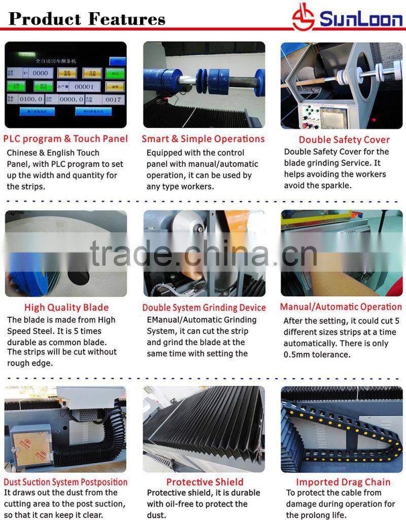 Novelties manufacturer china manual available fabric roll cutting auto machine with rotating beam