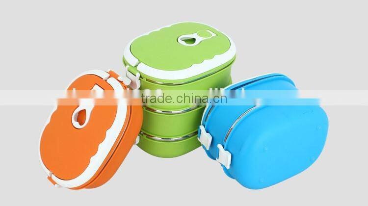 Kid Rectangular Insulated Stainless Steel Tiffin Lunch Box/ Thermos For Hot Food/Storage Box