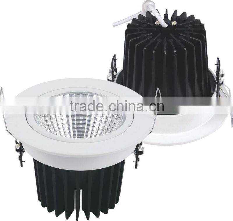 Round 10W 15W 20W LED Down light Epistar LED Recessed light for indoor