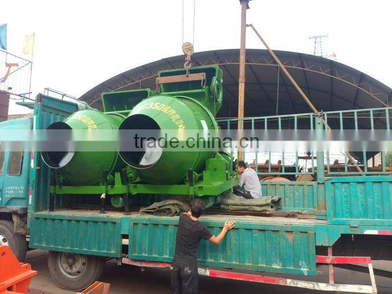 Excellent-quality Electric Mini Cement Mixer 350L Discharging Capacity
