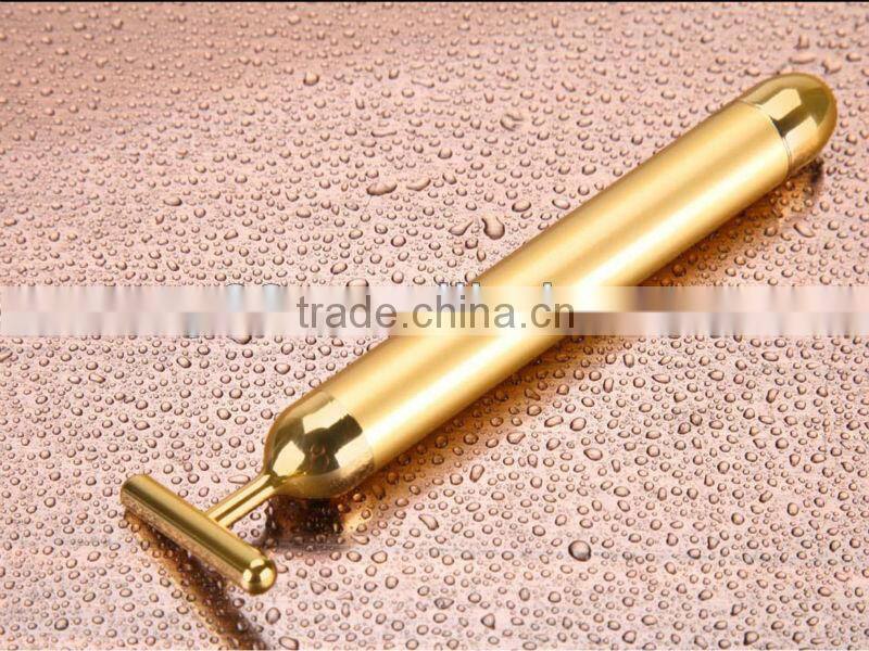 T Shape facial machine Beauty Esthetic Bar(24K Gold Ion Lifting Bar) 24k beauty bar