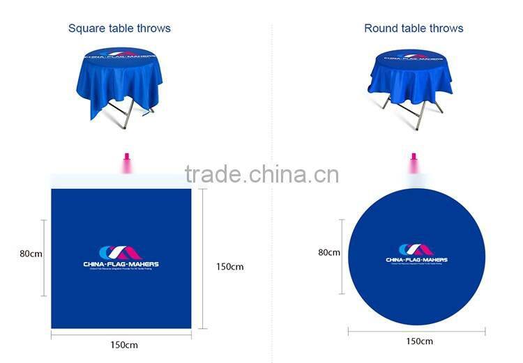 cheap polyester round tablecloth , 120 round tablecloth