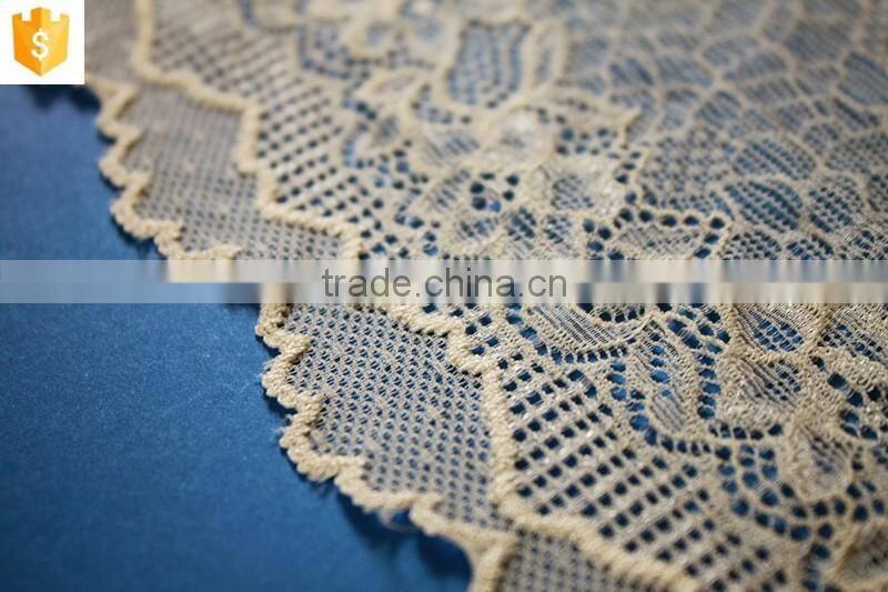 2016 guipure eyelash lace fabric for dress,cheap trimming embroidered lace fabric