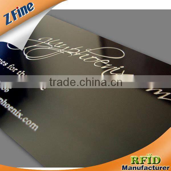 Competitive price black metal business cards /metal vip card with High quality