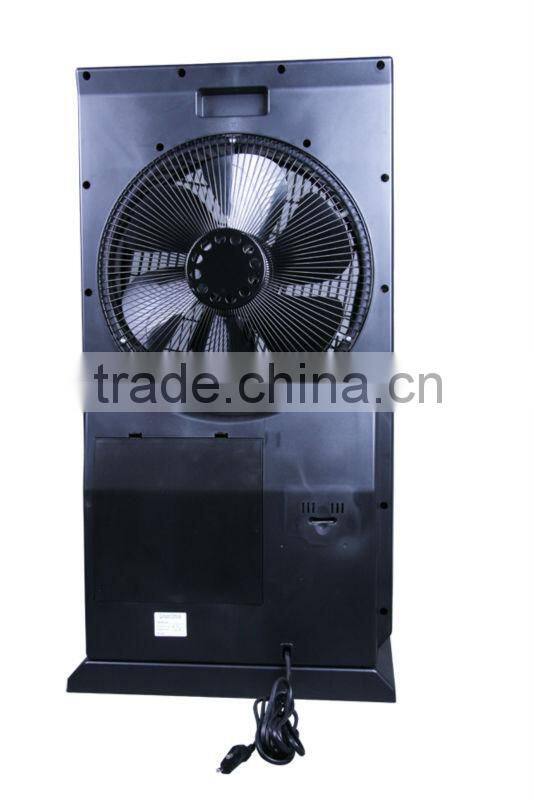 2013 12" new design stand Box fan with humidifier to keep air cooling with CB MF-1201R(sliver color)