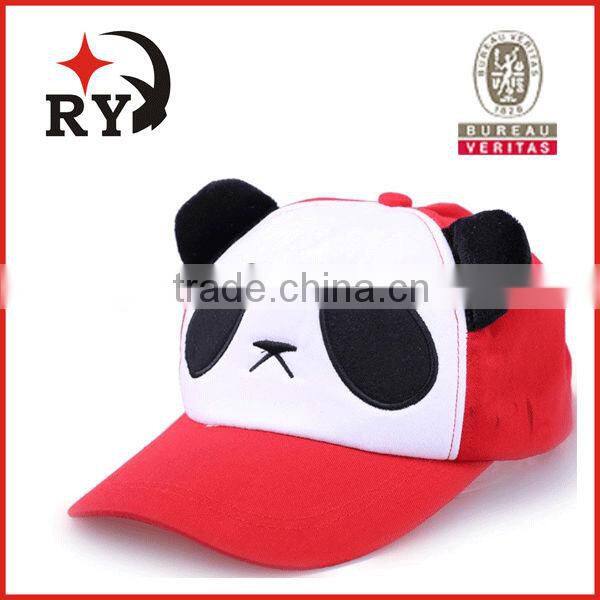Children custom panda baseball cap wholesale
