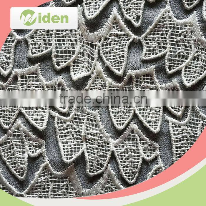 popular 100%milkypoly lovely Swiss Guipure Lace Fabric