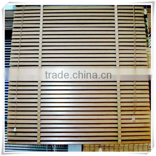 Kitchen Window Decor Using Bamboo Blinds