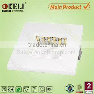 Corner recessed white 1.2W led plaster down lights