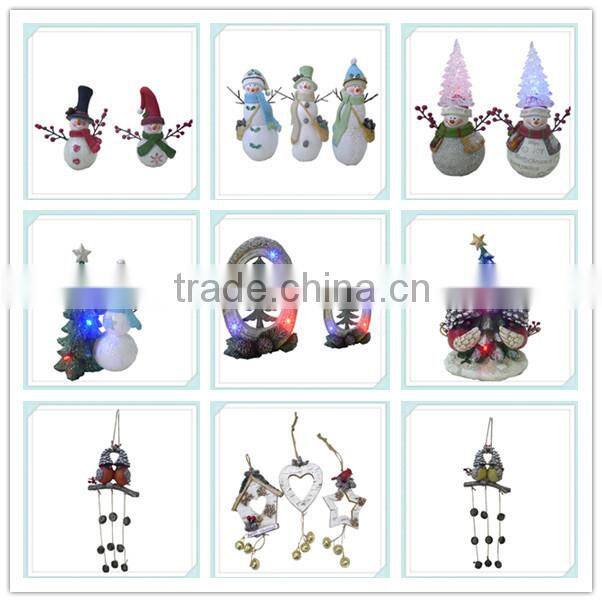 christmas craft resin snowman figurine