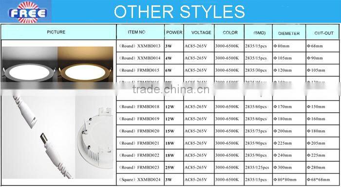 LED panel lamp accessary,6w aluminum die casting,round,China alibaba supplier