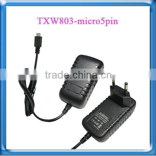 Hot Sale! Universal EU Power Adapter AC Tablet PC Charger 5V 2A