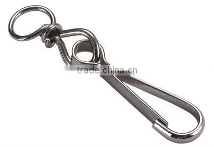 Steel Znic Plated Smplex Hook Spring With Chain Swivel Ring 4293W 25MM-120MM In Rigging Manufacturer