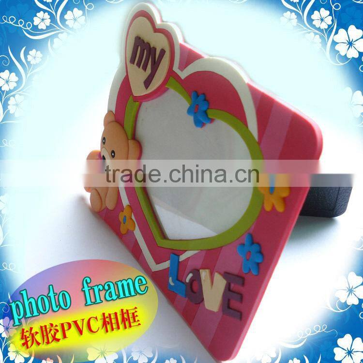 soft pvc photo frame oem