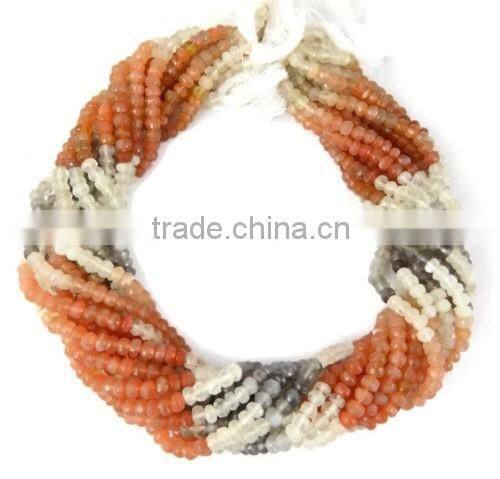 1 Strand Natural Rose Quartz Nuggets Beads,14x18-21x29mm 14"Long,Natural Rare Gemstone Drilled Faceted Nuggets