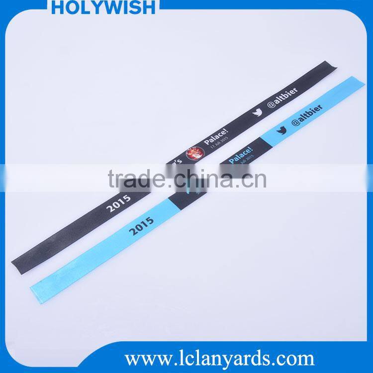 Custom colorful racing wristband for activities