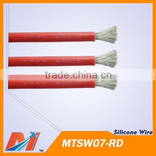 Maytech flexible 7AWG silica gel wire cable red and black for RC lipo battery connector