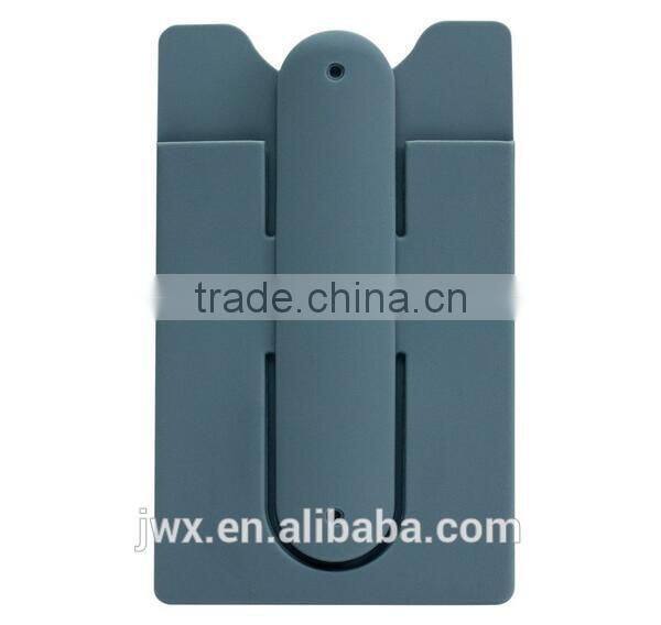 Promotion gift custom logo 3M adhesive sticky silicone phone card holder