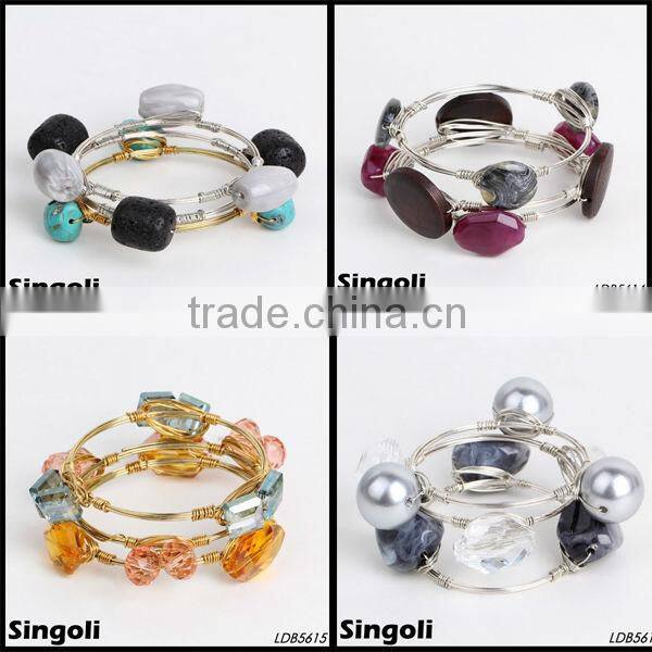 2014 leather bracelet, crystal rhinestone bracelet, leather rhinestone bracelet, genuine leather womens magnetic bracelet