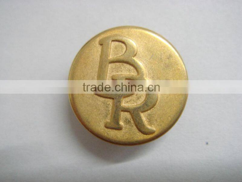 15mm metal gold buttons for fur coat