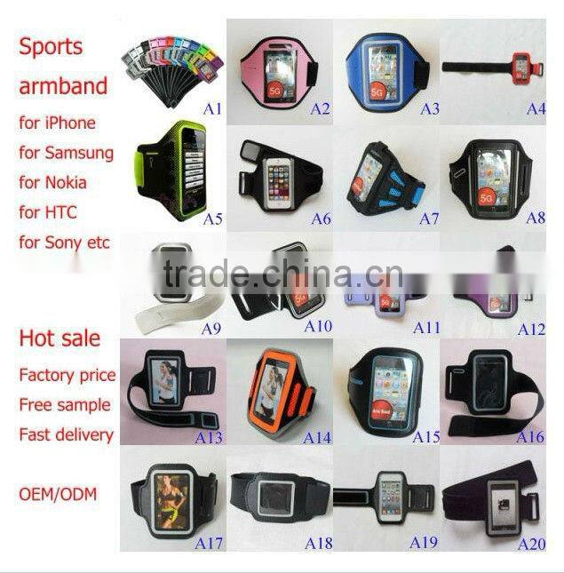 Wholesale reflective border around the PVC window Sport gym armband /adjust strap sport armbag for running --Lisa