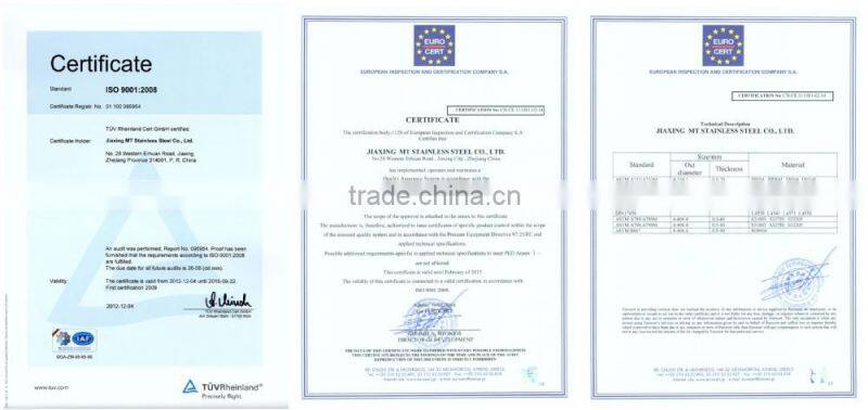 ASTM A 312 stainless steel seamless pipe