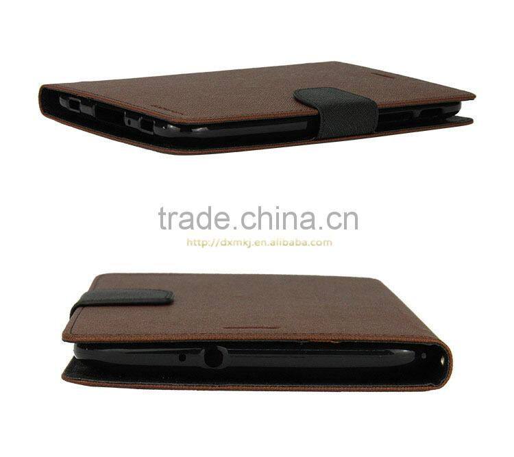 h-qTexture Leather Case cover For Sony Xperia Tablet Z with shoulder neck strap LOGO custom shenzhen
