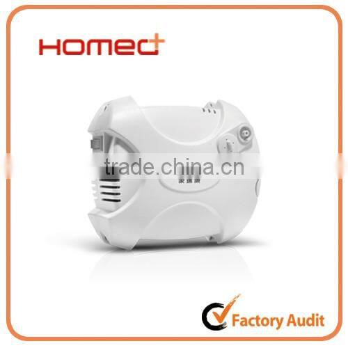 Quiet portable compressor nebulizer with mask and tube