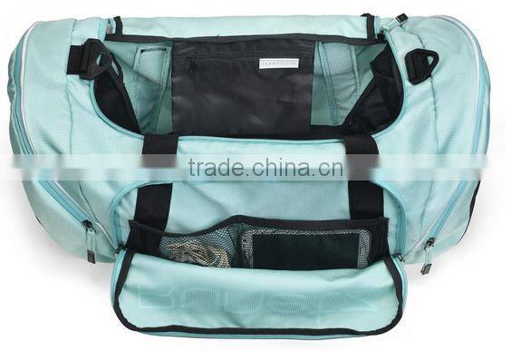 Good color sports bag with wet compartment