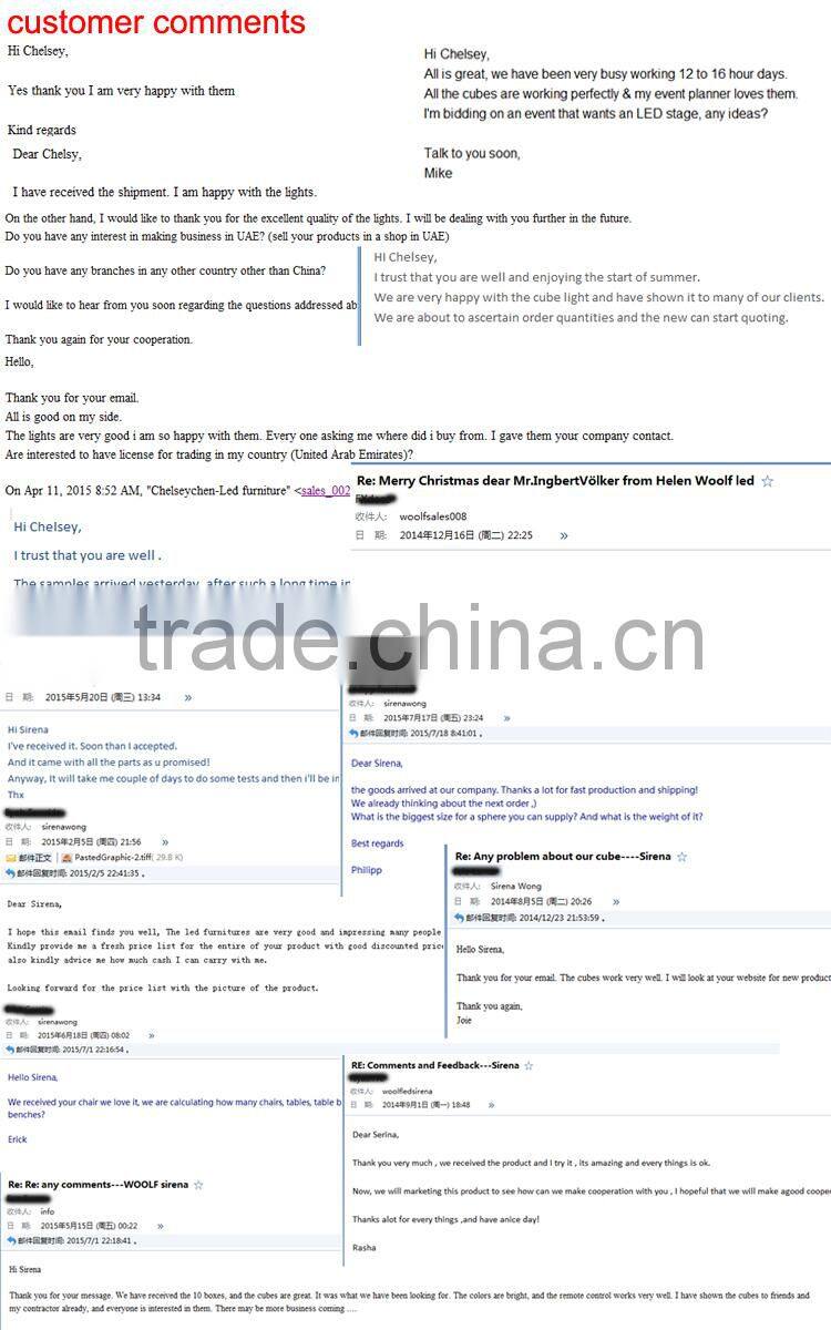 Amazing Swimming Pool Decoartive Colorful LED Peach Lamp